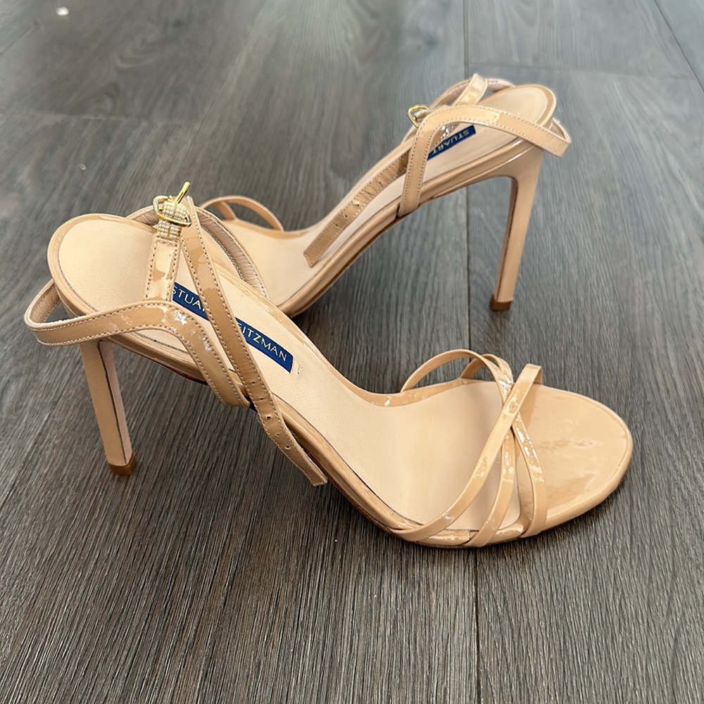 Stuart Weitzman strappy sandal heel
